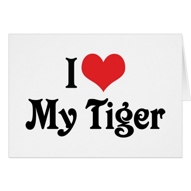 Amo Mi Tigre (Anverso (Horizontal))