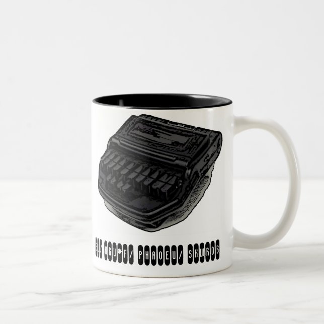 Amo mi trabajo en taza del regalo del reportero de (Derecha)