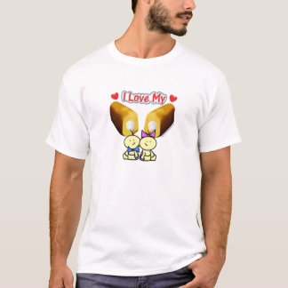 Amo mi Twinkies - camiseta de los gemelos del