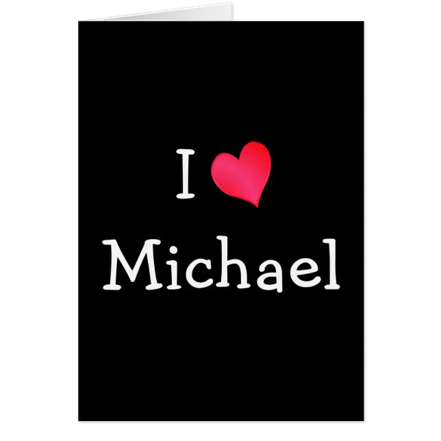 Amo Michael Card (Frente)