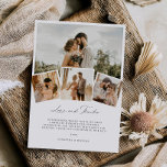 Amo mínimo y agradecimiento Boda Tarjeta de agrade<br><div class="desc">Nuestra tarjeta de agradecimiento a su boda es perfecta para agradecer a sus invitados por regalo o por asistir a su boda.</div>