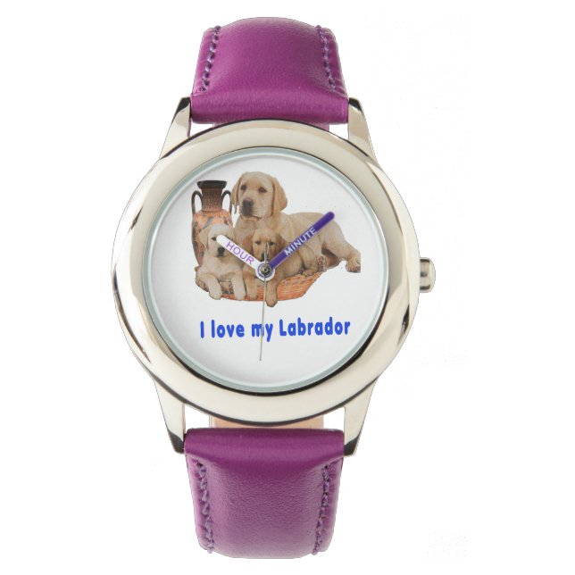 Amo mis relojes de Labrador (Anverso)