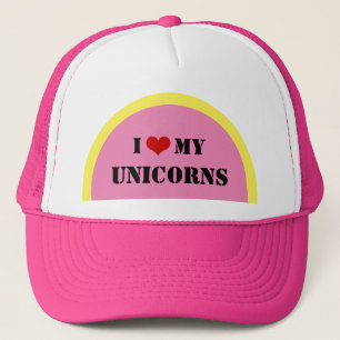 Amo Mis UNICORNS - Sombrero Candy Trucker