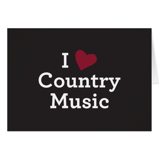 Amo música country (Anverso (Horizontal))
