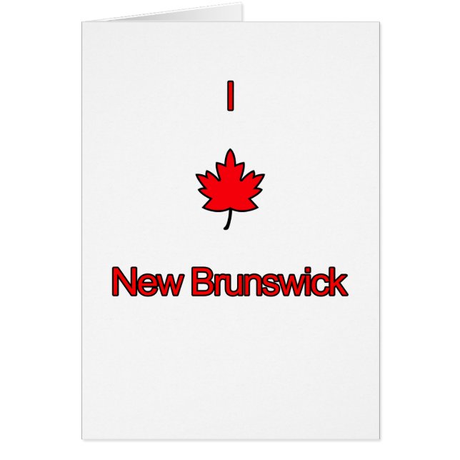 Amo Nueva Brunswick (Frente)