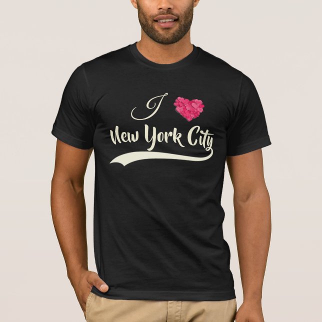 Amo Nueva York. Camiseta personalizada (Anverso)
