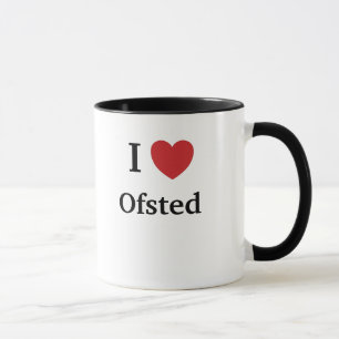 Amo Ofsted - taza BRITÁNICA del chiste de la