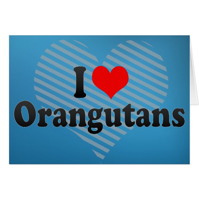Amo orangutanes (Anverso (Horizontal))