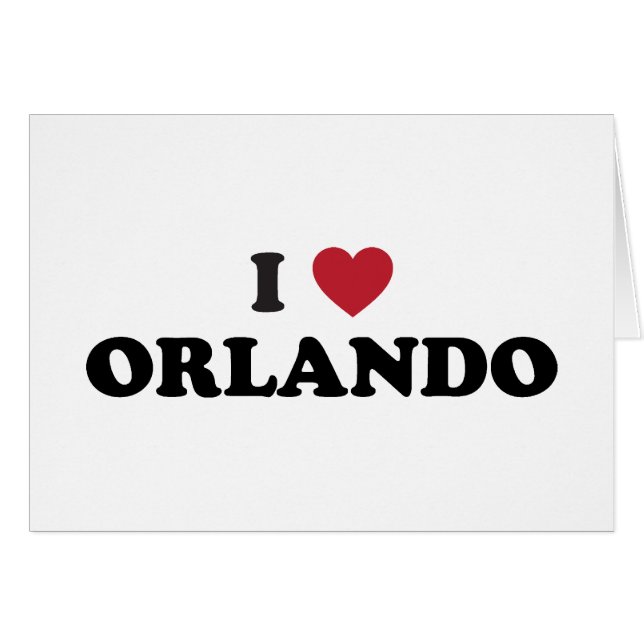 Amo Orlando la Florida (Anverso (Horizontal))