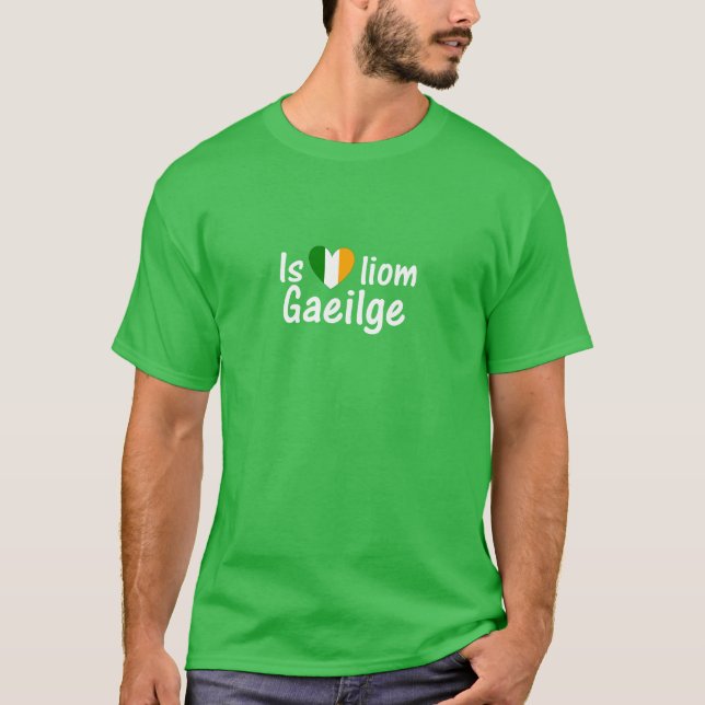 Amo oscuridad gaélica de la camiseta de los (Anverso)