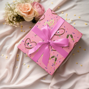 Amo pájaros Boda Papel de relleno