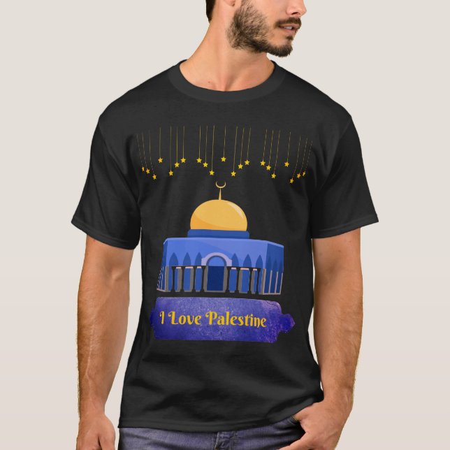 ( Amo Palestina ) Camiseta (Anverso)