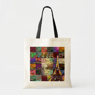 Amo París - Bolsa impresa