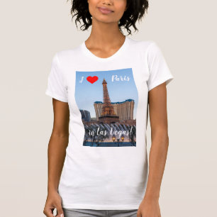 Amo París en la camiseta de Las Vegas