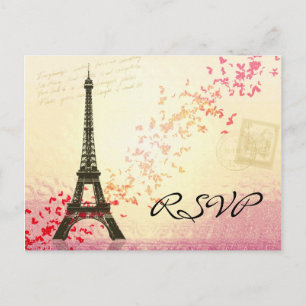 Amo París en primavera - Tarjeta RSVP