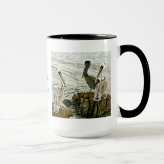 ¡Amo pelícanos! Taza de café
