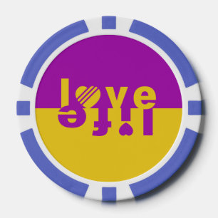 Amo / personalizado de vida fichas de póker
