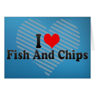 Amo pescado frito con patatas fritas