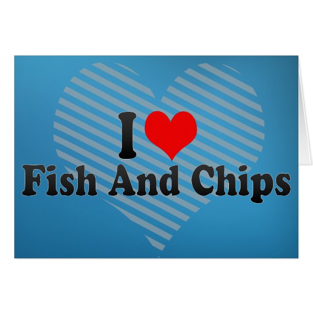 Amo pescado frito con patatas fritas (Anverso (Horizontal))