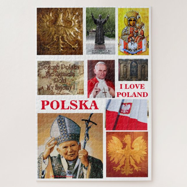AMO POLONIA, ROMPECABEZAS POLACO DE LOS ICONOS (Vertical)