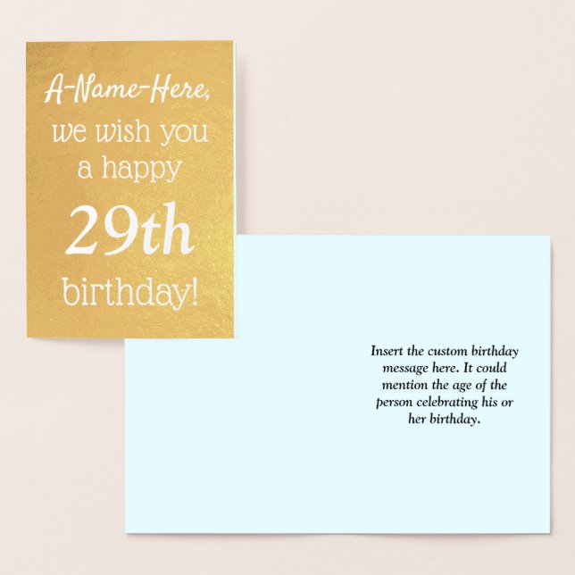 Amo Relieve metalizado dorado 29.ª tarjeta de feli (Demostración)