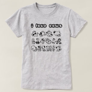 Amo sudaderas con capucha de las vacas