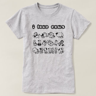 Amo sudaderas con capucha de las vacas