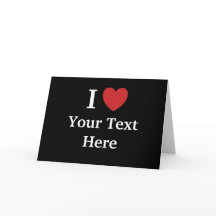 Amo Tarjeta de Saludos - Añadir texto + título