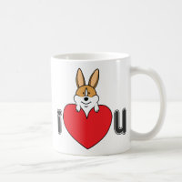 "Amo taza de café del Corgi de U"
