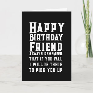 Amo Te Caes Graciosa Tarjeta de Amigo Feliz Cumple