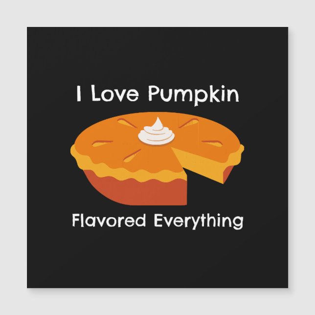 Amo todo con sabor a calabaza (Anverso)