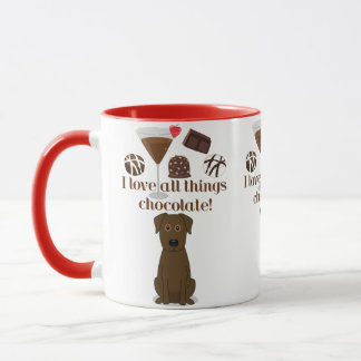 ¡Amo todo el chocolate de las cosas! Taza del