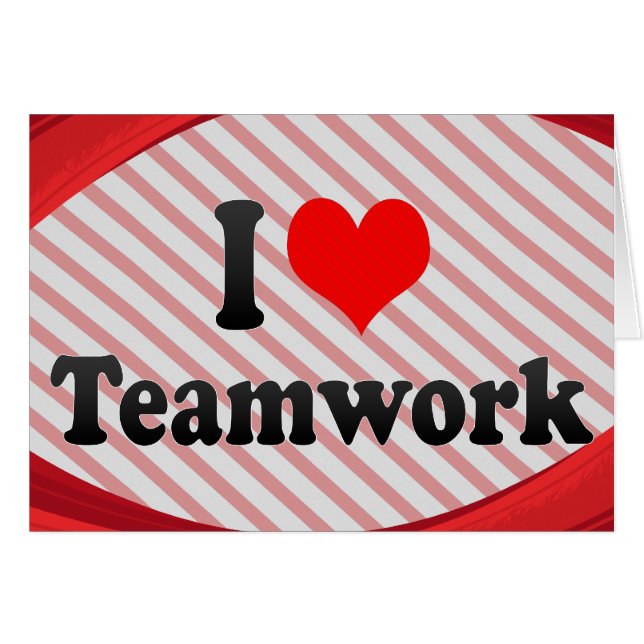 Amo trabajo en equipo (Anverso (Horizontal))