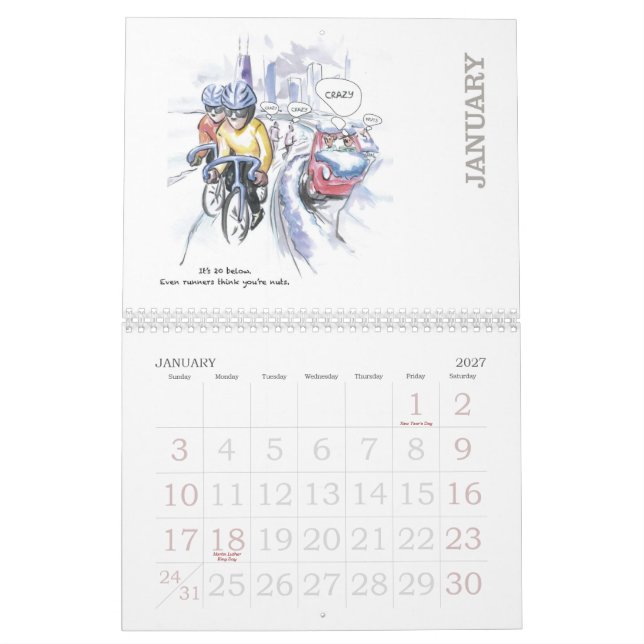 Amo Tris 2013 - calendario para Triathletes (Jan 2027)