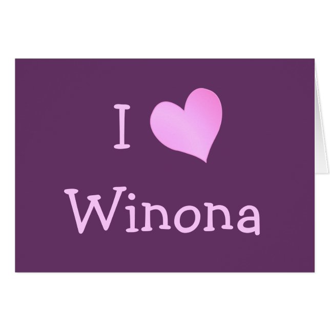 Amo Winona (Anverso (Horizontal))