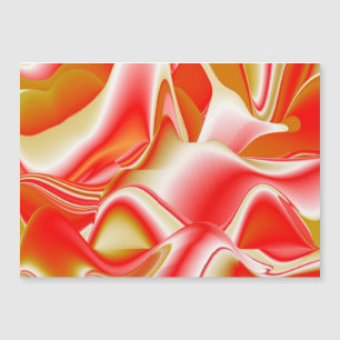 Amo y oro Resumen Tarjeta magnética 3D Rainbowart