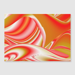 Amo y oro Resumen Tarjeta magnética 3D Rainbowart