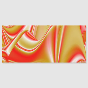Amo y oro Resumen Tarjeta magnética 3D Rainbowart