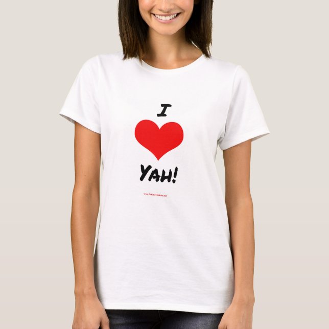 ¡Amo Yah! Camiseta (Anverso)