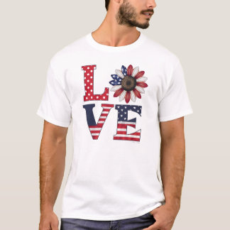 Amor 4 de julio Camisa