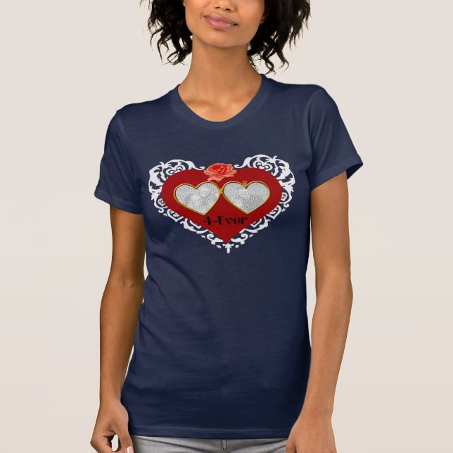 Amor 4 siempre camiseta de cesto (Anverso)