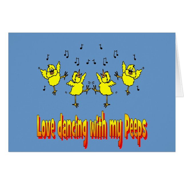 AMOR A BAILAR CON MIS REGALOS DE PEEPS (Anverso (Horizontal))