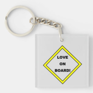 ¡AMOR A BORDO! Llavero