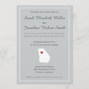 Amor a Georgia - Invitación a la boda de Personali