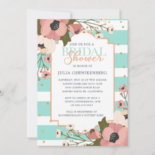 Amor a la amapola rosa   Invitación a la ducha de 