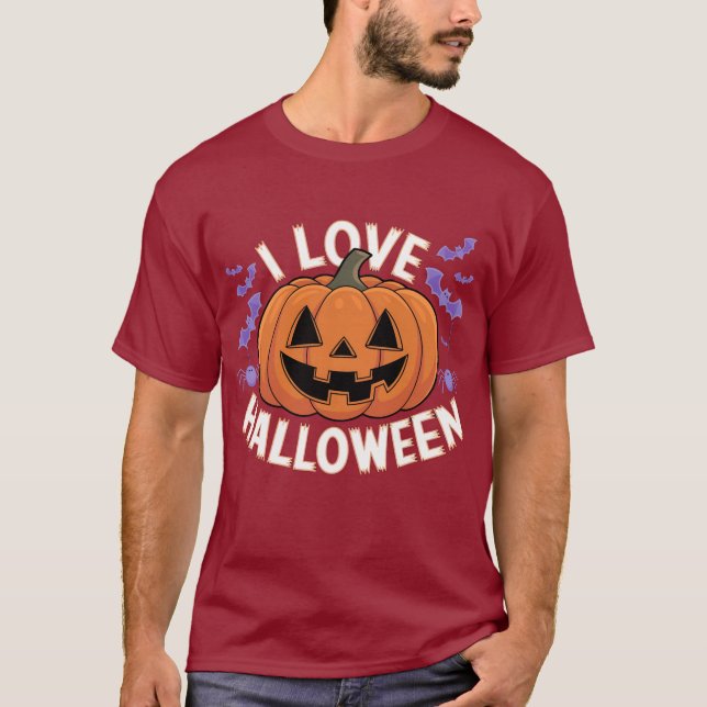 Amor a la camiseta de Halloween (Anverso)