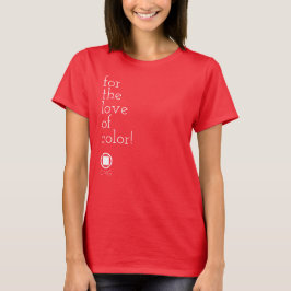 AMOR A LA CAMISETA DEL COLOR