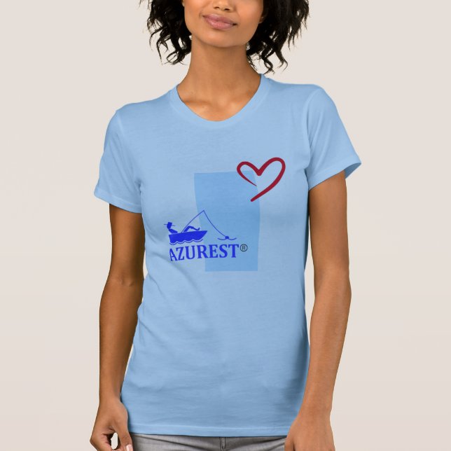 AMOR A LA Camiseta Femenina AZUREST (Anverso)