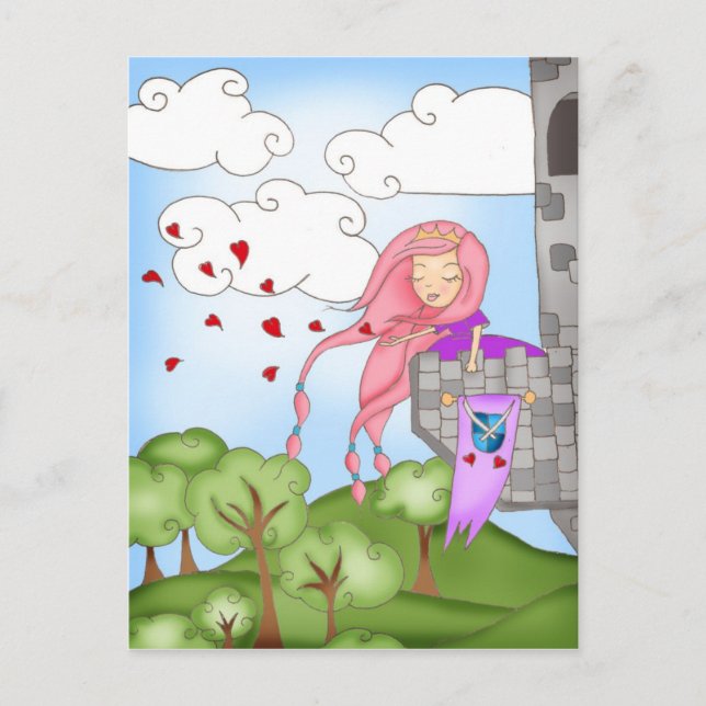 Amor a la Princesa - Postales (Anverso)