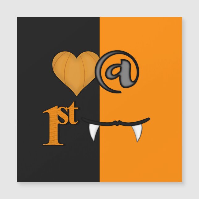 Amor a primera mordida Halloween (Anverso)